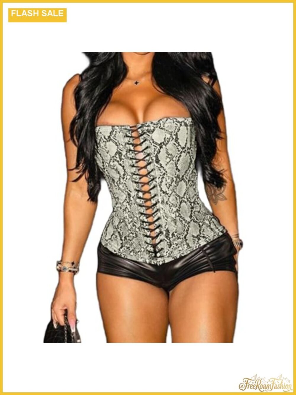 Faux Leather Bustier Crop Tube Top Sleeveless Strapless Party Top